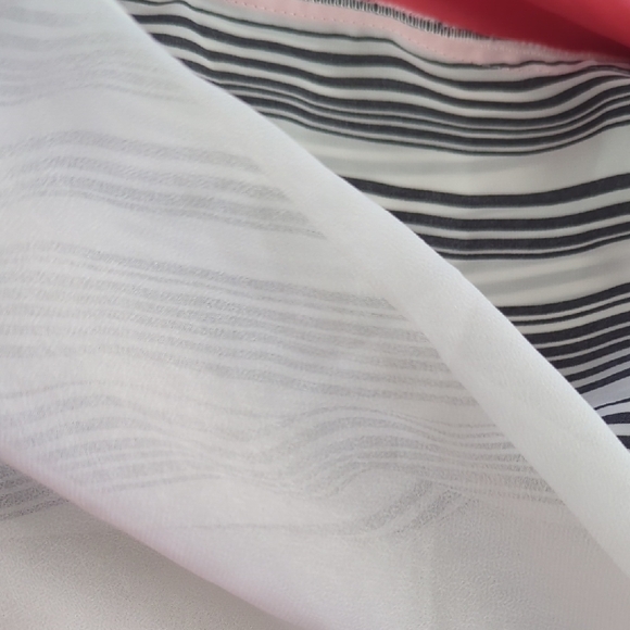 3 For $30. A Pea in the Pod Black and White Striped Sundress - Picture 12 of 13